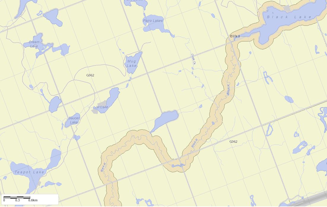 Crown Land Map of Jill Lake in Municipality of Lake of Bays and the District of Muskoka
